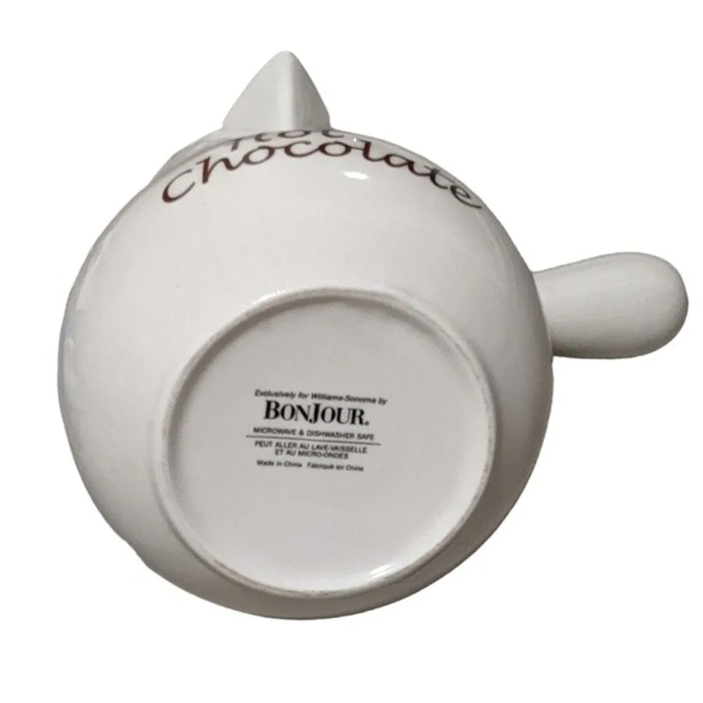 Williams - Sonoma hot chocolate pot Bonjour ceramic dishes